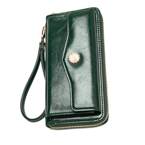 Garneck Damen Geldbörse Großes Fassungsvermögen Reißverschluss Handtasche Geldbeutel mit Münzfach und Kartenfächern Clutch für Mädchen und Frauen von Garneck