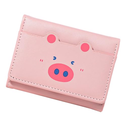 Garneck Damen Geldbörse Kurz mit Cartoon Design Kleine Geldbörse für Frauen Mehrere Kartenfächer Portemonnaie mit Münzfach Leicht und Langlebig für Alltag und Reisen von Garneck