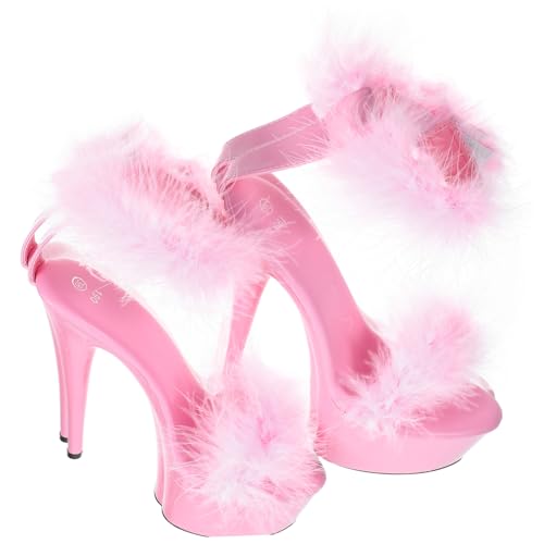 Garneck Damen High Heels Sandaletten Rutschfest Feuchtigkeitsregulierend Komfortable Sommer Schuhe Stilvolle Plattform Sandalen Zufällige Farbe Zufällige Farbe von Garneck