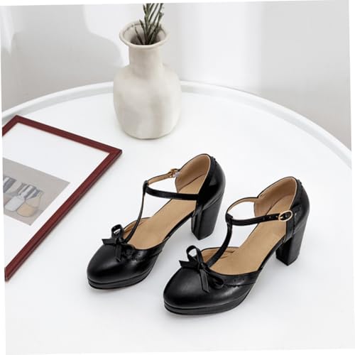 Garneck Damen Sandalen mit Grobem Absatz und Schleifen detail Sommerliche Bowknot Schuhe Bequeme Frühlings sandalen für Frauen Modische Fußbekleidung für Partys und Alltag von Garneck