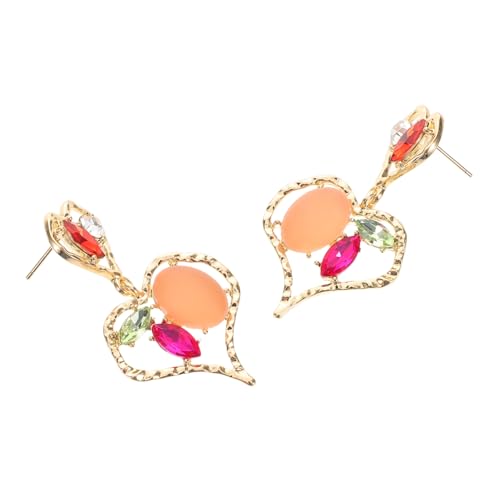 Garneck Dangle Ohrringe für Frauen Chunky Statement Schmuck für Hochzeiten Partys und Besondere Anlässe Gold von Garneck