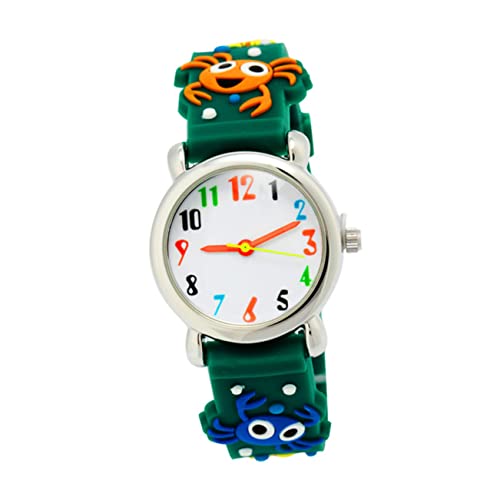 Garneck Digitale Armbanduhr Für Jungen Cartoon Krabben Uhr Junge Mädchen Verstellbare Gürteluhr Leicht Tragbar Uhr Für Jungen von Garneck