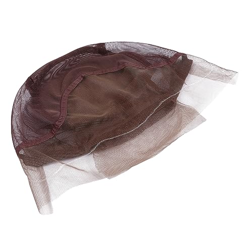 Garneck Doppelte Maschenhaarnetz Perücke Kappe Für Frauen – Verstellbare - Dehnbare Nylon Strumpfkappe in Hellbraun – Ideal Zur Herstellung Und Zum Tragen Von Perücken von Garneck