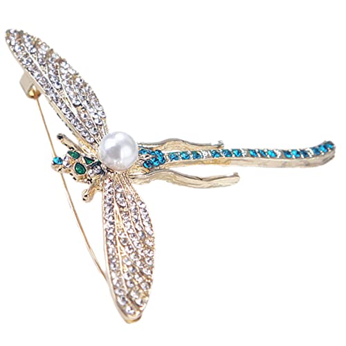 Garneck Drachenfliegen Brosche mit Kristallen für Damen Brosche für Kleidung Schal und Hut Perfektes für Weihnachten Geburtstag und Besondere Anlässe von Garneck