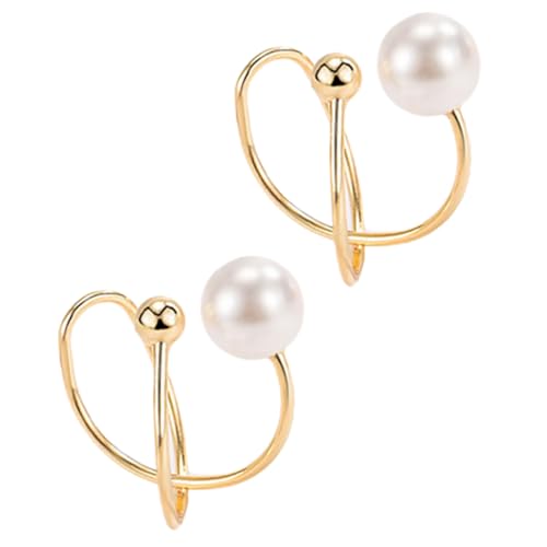 Garneck Elegante Clip Perlenohrringe Damen Ohrclips ohne Ohrlöcher Modisch Leicht Tragbar für Alltag und Besondere Anlässe Geschenk für Freundin Mutter Tochter von Garneck