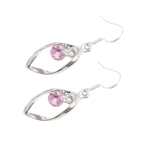 Garneck Elegante Lange Ohrringe Damen Silberohrringe Baumelnd mit Funkelnden Strasssteinen Sterlingsilber Ohrhänger für Neue Piercings Modisches Ohrschmuck accessoire für Alltag und von Garneck