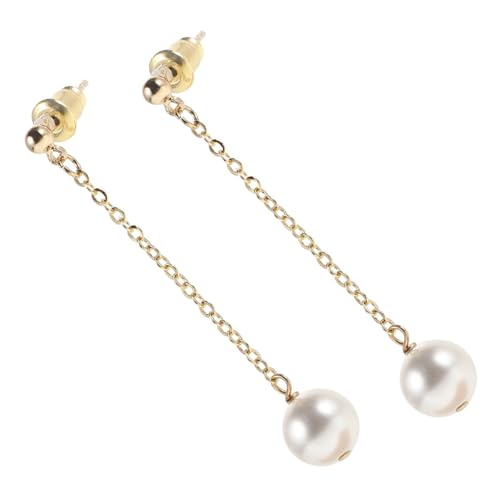 Garneck Elegante Lange Perlenohrringe mit Quaste Modische Ohrhänger für Damen Sicherer Halt Vielseitiger Schmuck für Hochzeit Party und Alltag Femininer Stil von Garneck