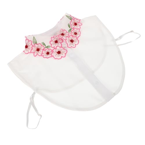 Garneck Eleganter Bunter Fake kragen Damen Abnehmbarer Halbmondförmiger Blusenkragen aus Weichem Polyester Palastinspirierter Stil für Ansprechendes Dekor und Verfeinerte Halslinie von Garneck