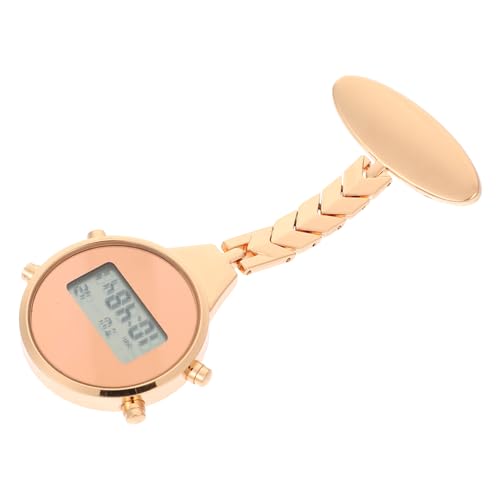 Garneck Digitale Taschenuhr für Krankenschwestern Tragbare Hängende Uhr mit Alarm Quarzwerk Langlebig Metall für Pflegeberufe und Studenten von Garneck