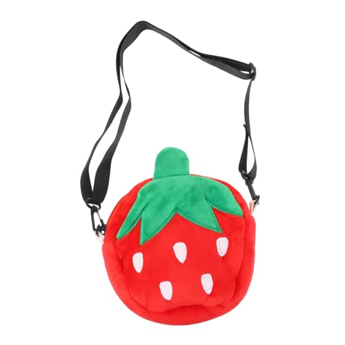 Garneck Erdbeer Plüschtasche Niedliche Fruchtförmige Umhängetasche Schultertasche für Mädchen Gemütliches Design mit Reißverschluss für Freizeitkleidung Zufällige Farbe Zufällige Farbe Garneck Erdbeer Plüschtasche Niedliche Fruchtförmige Umhängetasche Schultertasche für Mädchen Gemütliches Design mit Reißverschluss für Freizeitkleidung Zufällige Farbe Zufällige Farbe von Garneck