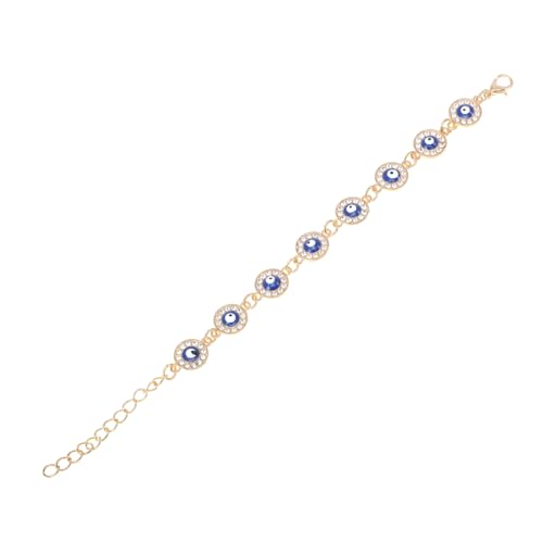 Garneck Evil Eye Armband mit Blauen Glasperlen Unisex Handkette mit Glücksbringer Schickes Accessoire für Damen und Herren Verstellbare Schnur für von Garneck