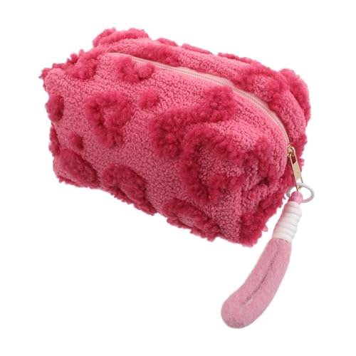 Garneck Große Flauschige Kosmetiktasche Mit Reise-kulturbeutel Für Damen Make-up-Organizer Mit Reißverschluss Für Pinsel Und Accessoires Garneck Große Flauschige Kosmetiktasche Mit Reise-kulturbeutel Für Damen Make-up-Organizer Mit Reißverschluss Für Pinsel Und Accessoires von Garneck