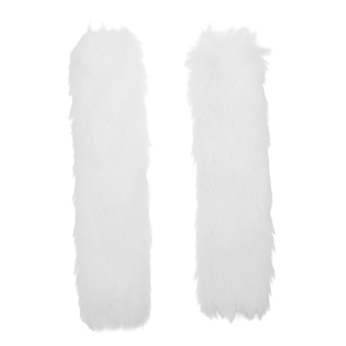 Garneck Flauschige Schuhzubehör für Frauen Abnehmbare Dekoration für Hausschuhe Warmes und Komfortables Design für Garten und Freizeitschuhe Slipper Charms Fuzzy Laces Decor von Garneck