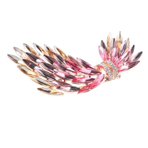 Garneck Broschennadel Mit Strass-flügel-design Für Damen Dekorativ Für Kleider Mäntel Schals Und Anzüge Geeignet Für Partys Hochzeiten Und Besondere Anlässe von Garneck
