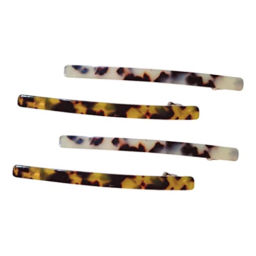 Garneck Französische Haarspangen Für Damen - Automatische Haarnadeln - Mittelgroße Haarclips 4 Stück Abnehmbare Innenstangen Stilvolle Haarschmuck Für Jeden Anlass von Garneck