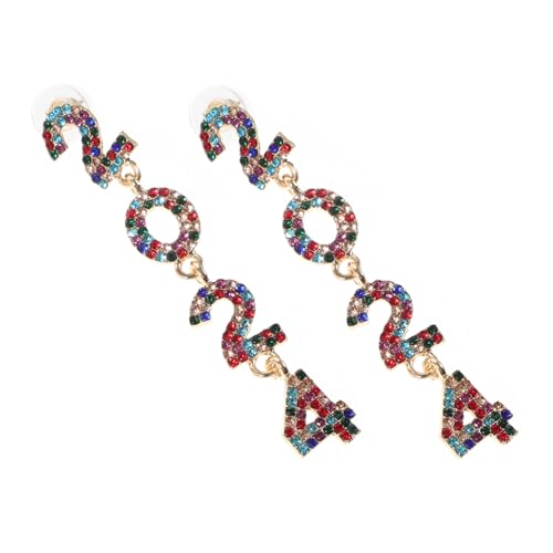 Garneck Funkelnde Ohrhänger Damen Statement Ohrringe Langes Design Modisch Langlebig Vielseitig für Party Alltag von Garneck