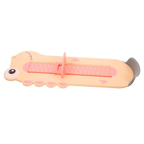 Garneck Fußmessgerät Für Kleinkinder Schuhgrößenmesser Für Junge Mädchen Messwerkzeug Aus Kunststoff Glatt Klemmend Einfach Zu Bedienen Und Praktisch von Garneck