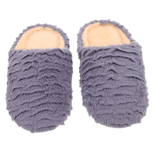 Garneck Geräuschlose Hausschuhe mit Rutschfester Weicher Sohle für Damen und Herren Wärmeisolierende Innenfütterung Antirutschfest für Holzfußböden Atmungsaktiv für Frühling Herbst und von Garneck