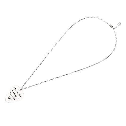 Garneck Gitarren Pick Halskette Hochwertigem Ergonomisch Geformtes Langlebiges Plektrum als Anhänger Leicht und Komfortabel Tragbar für Musiker und Gitarrenliebhaber von Garneck