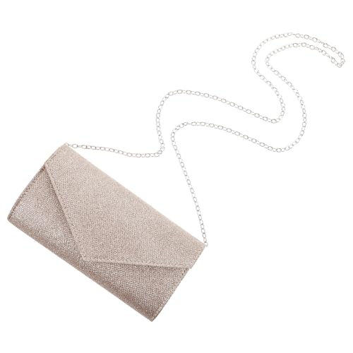 Garneck Glitzer Clutch Tasche für Damen Mini Abendhandtasche mit Schulterkette für Hochzeiten Partys und Formelle Anlässe Champagnerfarbe Garneck Glitzer Clutch Tasche für Damen Mini Abendhandtasche mit Schulterkette für Hochzeiten Partys und Formelle Anlässe Champagnerfarbe von Garneck