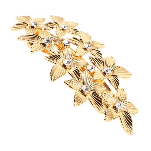Garneck Strass Haarspange für Damen Metall Haarclip Frühlings Haaraccessoire Eleganter Haarschmuck für Hochzeiten und Formelle Anlässe von Garneck
