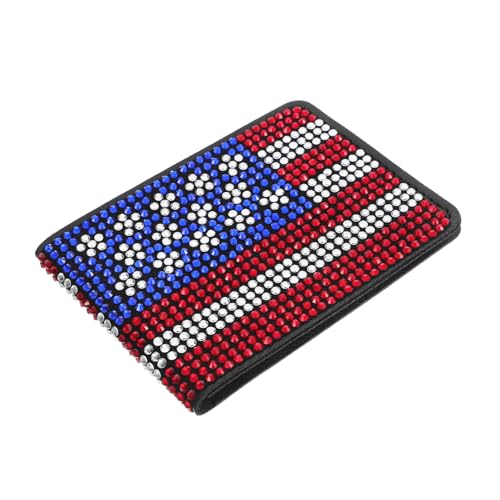 Garneck Glitzernder Auto-dokumentenhalter mit Amerikanischer Flagge Staubresistent mit Funkelnden Strasssteinen Stilvoller Kartenhalter für Führerschein und Versicherungsnachweis Damen Garneck Glitzernder Auto-dokumentenhalter mit Amerikanischer Flagge Staubresistent mit Funkelnden Strasssteinen Stilvoller Kartenhalter für Führerschein und Versicherungsnachweis Damen von Garneck