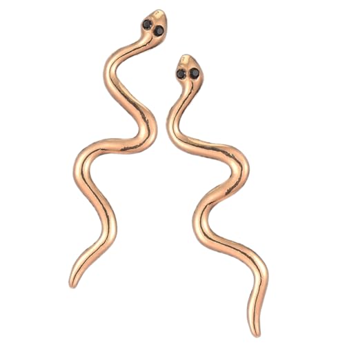 Garneck Goldene Schlangenohrringe für Frauen Einzigartige Geometrische Ohrstecker Hochwertigem Material Modischer Schmuck für Alltag und Besondere Anlässe Garneck Goldene Schlangenohrringe für Frauen Einzigartige Geometrische Ohrstecker Hochwertigem Material Modischer Schmuck für Alltag und Besondere Anlässe von Garneck