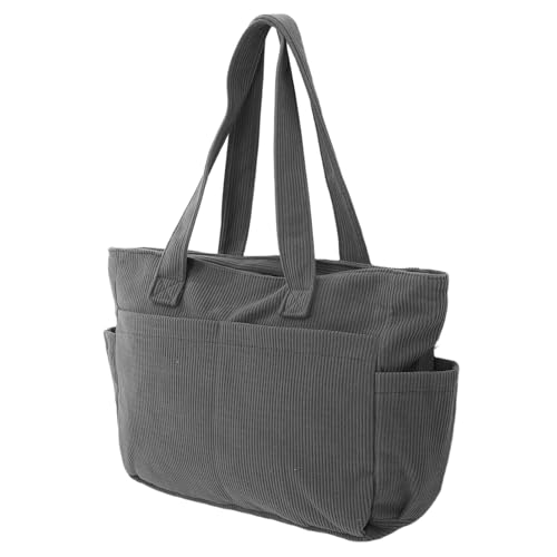 Garneck Große Canvas Umhängetasche Damen Herren Japanisch Inspiriert Robuste Schultertasche mit Hoher Kapazität Minimalistisches Design für Arbeit Schule Reisen Urbaner Alltag von Garneck