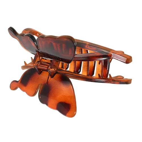 Garneck Große Haarklammern für Damen Rutschfeste Haarspangen für Dickes Dünnes Lockiges oder Glattes Haar Acetat Clips im Schmetterlingsdesign für von Garneck