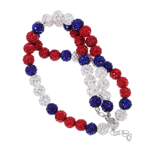 Garneck Halskette Strass für Herren Bunte Diamantierte Halskette Vielseitig für Anlässe Modisches Design Pflegeleicht und Langlebig Perfektes für Freunde von Garneck