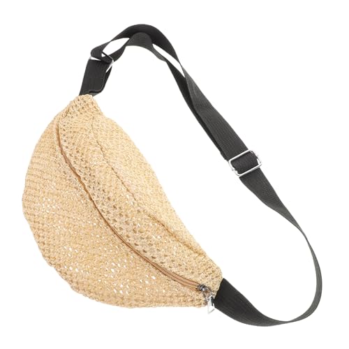 Garneck Handgefertigte Geflochtene Mini Waistbag für Frauen für Sommerausflüge Reisen oder Partys Leichte Umhängetasche mit Elegantem Design von Garneck