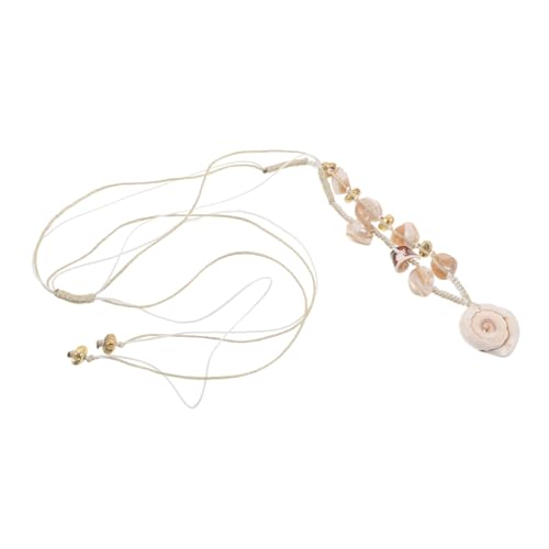 Garneck Handgefertigte Hawaii Muschel Halskette Verstellbare Kettenlänge Handgearbeiteter Conch Anhänger Tropischer Boho Stil Sommerliches Strand-schmuckstück für Damen Garneck Handgefertigte Hawaii Muschel Halskette Verstellbare Kettenlänge Handgearbeiteter Conch Anhänger Tropischer Boho Stil Sommerliches Strand-schmuckstück für Damen von Garneck
