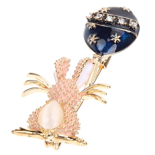 Garneck Individualisierte Hase Balloon Brosche Für Frauen Niedlicher Schmuck Für Ostern Muttertag Neujahrsgeschenke Für Damen Mädchen Hochzeiten Partys von Garneck