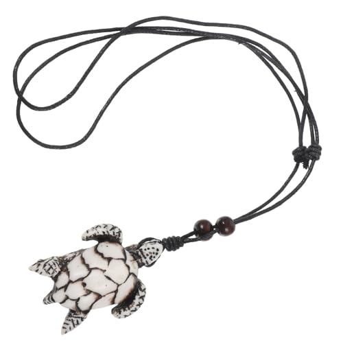 Garneck Herren Halskette mit Handgefertigtem Schildkrötenanhänger Dekorativer Vintage Schmuck Robustes Material Komfortabel und Hautfreundlich Modisches Accessoire für Alltag und Festtage von Garneck
