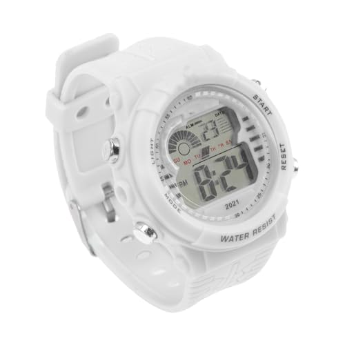 Garneck Herren Sportuhr LED Digitaluhr Mehrzweck Fitnessuhr für Kinder Große LED Anzeige Moderne Jugenduhr mit Schrittzähler für Alltag von Garneck