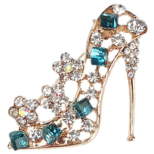 Garneck High Heel Brosche Pin Strassbrosche Anstecknadel Für Kleidung Schmuck Broschenclips Abendkleid Zubehör von Garneck