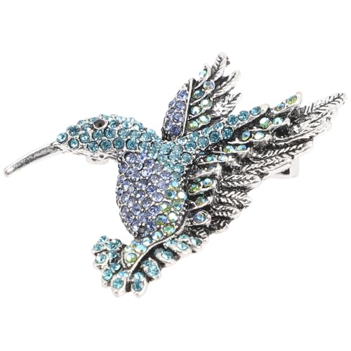 Garneck Hummingbird Brosche Pin für Frauen Tierbrosche mit Strass für Besondere Anlässe für Geburtstage Weihnachten und Modisches Accessoire für Stil von Garneck