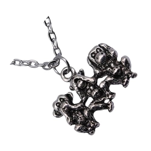 Garneck Inspirierende Affenanhänger Halskette für Damen Modisches Schmuckaccessoire mit Dreidimensionalem Design Elegant und Vielseitig Geschenk für Freundinnen und Familie von Garneck