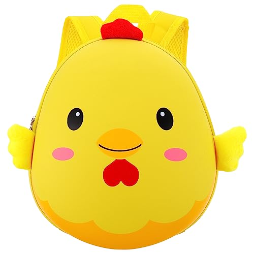 Garneck Junge Mädchen Cartoon Hühner-Eierschale Rucksack Lustiger Leichter Schulrucksack Für Jungen Und Mädchen Strapazierfähiges Material Für Vorschule Und Kindergarten Liebevolles Design von Garneck