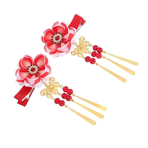 Garneck Kanzashi Haarschmuck Für Damen Im Japanischen Kimono-Stil - Eleganter Haarclip Mit Mond Design Ideal Für Besondere Anlässe Und Traditionelle Looks von Garneck