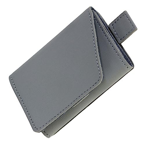 Garneck Kartenhalter Mit Kordelzug Modische Tasche Banktasche Kredit Brieftasche Tragbarer Kartenorganisator Kartenaufbewahrungstasche Beutel Wechseln Kartenabdeckung Mann Mode Pu-Leder von Garneck