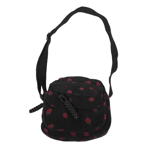 Garneck Kawaii Erdbeer Umhängetasche für Damen Leichte Cord Schultertasche im Japanischen Stil Praktische Geldbörse für Handy und Essentials für Sommer Garneck Kawaii Erdbeer Umhängetasche für Damen Leichte Cord Schultertasche im Japanischen Stil Praktische Geldbörse für Handy und Essentials für Sommer von Garneck