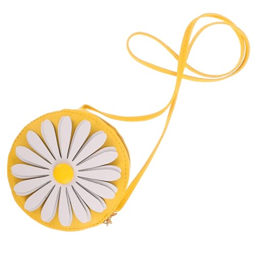 Garneck Kawaii Umhängetasche PU Material Leicht Soft Kleine Geldbörse mit Verspieltem Blumen Design für Mädchen Junge Mädchen Alltagsgebrauch von Garneck