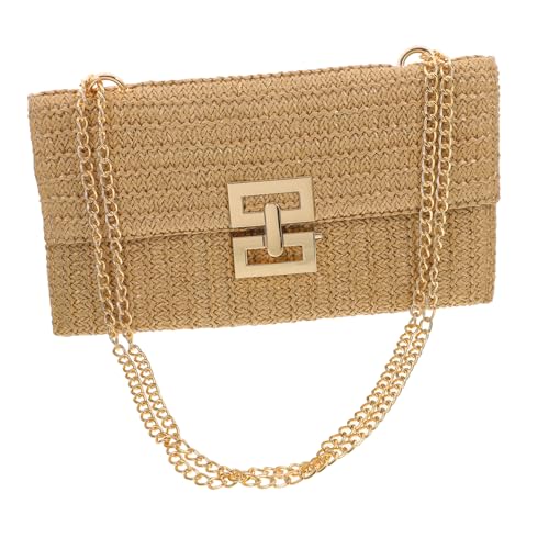 Garneck Kette Clutch Tasche für Damen Stilvolle Strandhandtasche mit Verstellbarem Schultergurt für Hochzeiten Partys und Täglichen Gebrauch Garneck Kette Clutch Tasche für Damen Stilvolle Strandhandtasche mit Verstellbarem Schultergurt für Hochzeiten Partys und Täglichen Gebrauch von Garneck