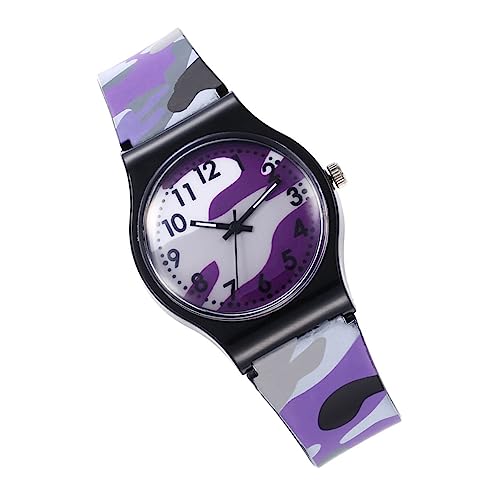Garneck Kinderuhr Mit Camouflage-Muster Für Jungen Mädchen Digitale Armbanduhr Verstellbar Modische Uhr Junge Mädchen Uhr Für Junge von Garneck