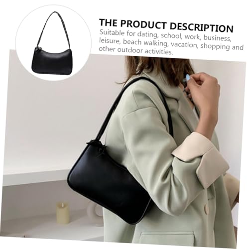 Garneck Klassische Damen Schultertasche aus Hochwertigem PU Elegante Kleine Umhängetasche Leicht und Kompakt Vielseitig für Alltag und Besondere Anlässe Geeignet Modisches Design in von Garneck