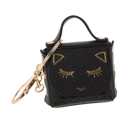 Garneck Kleine Cartoon Katzen Mini Geldbörse Schlüsselanhänger Multifunktional Leicht Tragbar für Mädchen Münzfach Dekorativer Anhänger Zubehör von Garneck