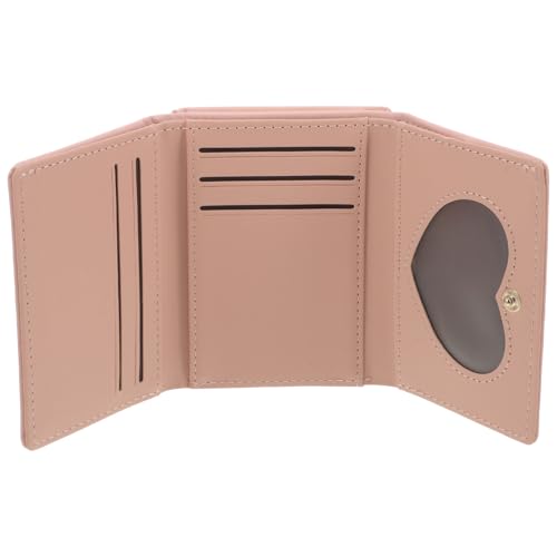 Garneck Kleine Damen Geldbörse aus PU Süße Faltbare Clutch mit Münzfach Praktischer Kartenorganizer Modische Mini Geldbörse für Outdoor Shopping und Alltag Geschenkidee von Garneck