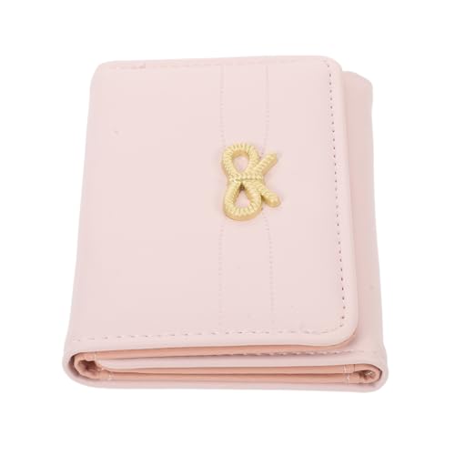 Garneck Kleine Damen Geldbörse mit Reißverschluss Minimalistisches Koreanisches Design Rosa Schmetterlingsakzent Multifunktionaler Kartenhalter Leicht und Reisefreundlich für Alltag und von Garneck