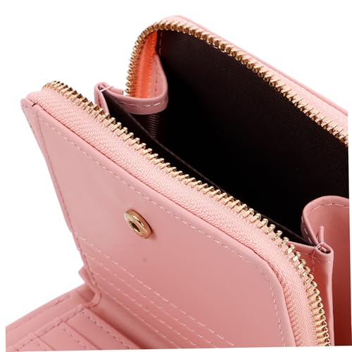 Garneck Kleine Damen Geldbörse mit Reißverschluss Quilted PU Portemonnaie für Kreditkarten Münzen und Schlüssel Kompaktes Kartenetui Multifunktional Sicher für Alltag und Reisen von Garneck